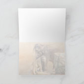 母ラブベビーエレファントハグマザーズデイ空白の カード (内部)