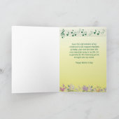 母ラブマザーズデイカードのシンフォニー カード (内部)