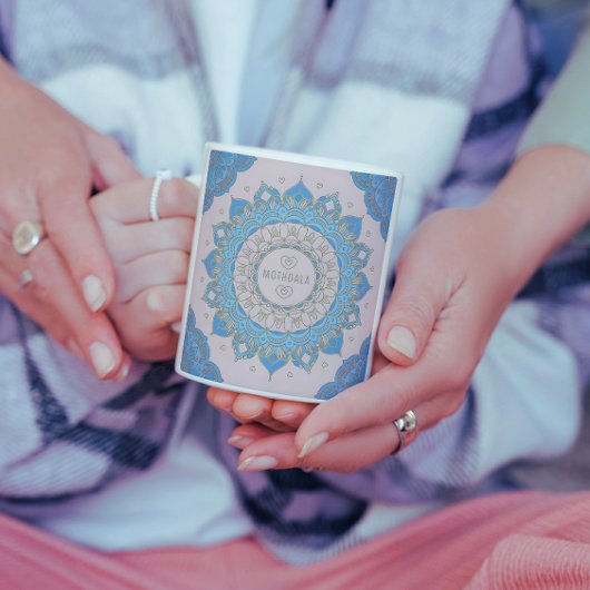 母ラブマンダラモダンフローラ コーヒーマグカップ