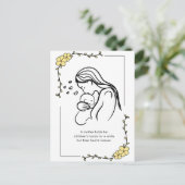 母ラブ引用文はがき ポストカード (スタンド正面)