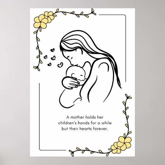 母ラブ引用文ポスター ポスター (正面)