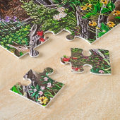 '母ラブ"キツネパズル ジグソーパズル (側面)