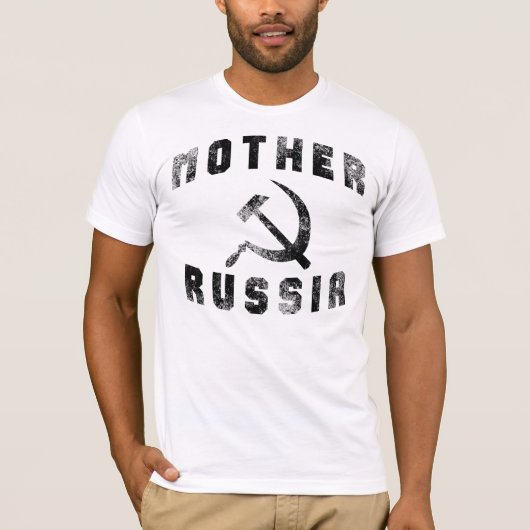 母ロシアのヴィンテージ Tシャツ (正面)