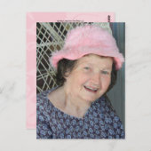 母上最高の写真付き詩カード ポストカード (正面/裏面)