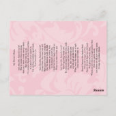 母上最高の写真付き詩カード ポストカード (裏面)