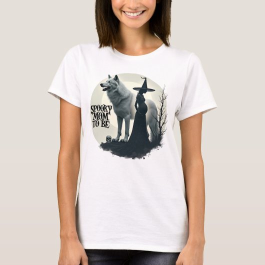 母不気味がベビー発表 Tシャツ (正面)