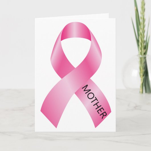 母乳がん認識度ピンクリボン カード (正面)