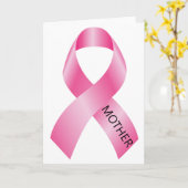 母乳がん認識度ピンクリボン カード (黄色い花)
