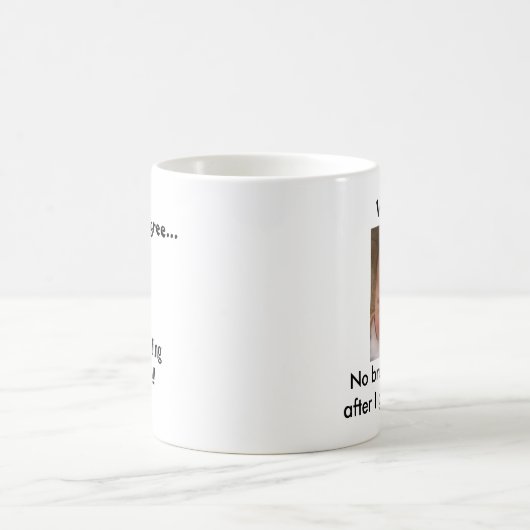 母乳で育てること コーヒーマグカップ (中央)