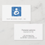 母乳で育てるアイコン凸版印刷のスタイルの質 名刺 (正面/裏面)