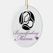 母乳で育てるママ セラミックオーナメント (右)