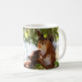 母乳で育てるリス コーヒーマグカップ (正面右)