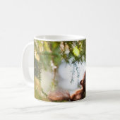 母乳で育てるリス コーヒーマグカップ (正面左)