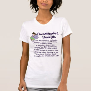 母乳で育てる利点 Tシャツ
