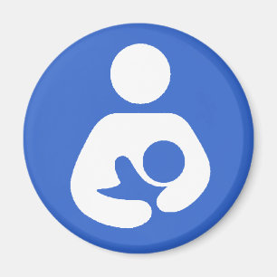 母乳で育てる国際的な記号 マグネット