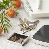 母乳で育てる母 キーホルダー (側面)