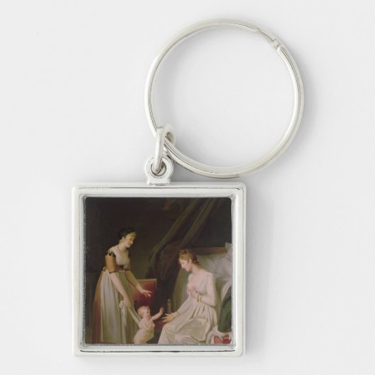 母乳で育てる母 キーホルダー (正面)