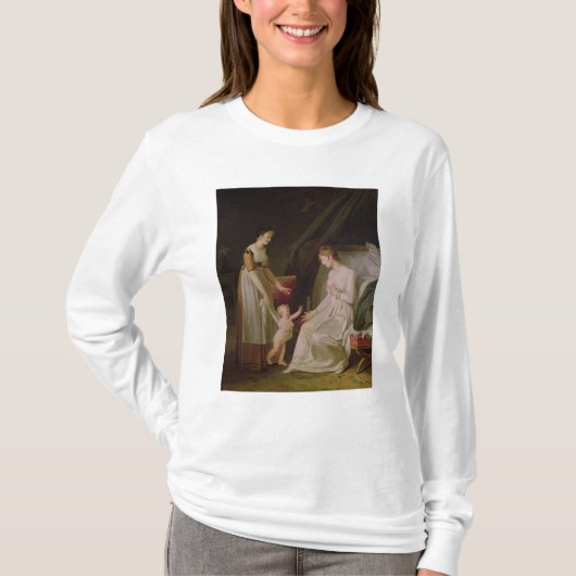 母乳で育てる母 Tシャツ (正面)