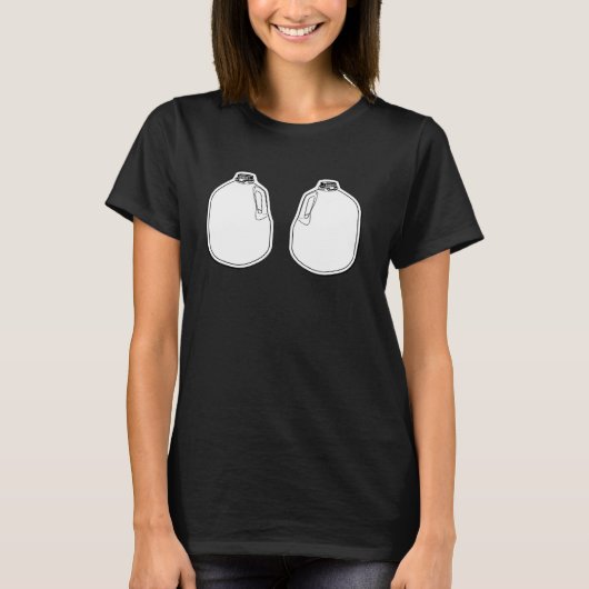 母乳ボトル 搾乳用 Tシャツ (正面)