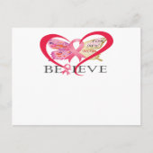 母乳信じ癌認識度 案内ポストカード (正面)