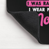 母乳癌の認識度Sのために私のHeroeピンク マウスパッド (コーナー)