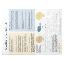 母乳育児の乳房炎遠くに – ドイツ語