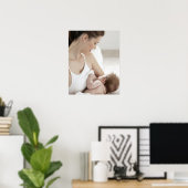 母乳育児ベビー2 ポスター (ホームオフィス)