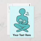 母乳育児マザー&ベビー ポストカード (正面/裏面)