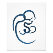 母乳育児 フォトプリント            (正面)