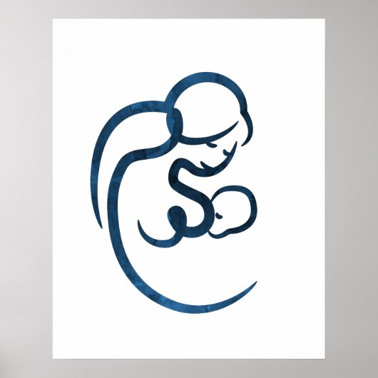 母乳育児 ポスター (正面)