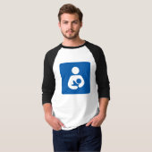 母乳育児 Tシャツ (正面フル)