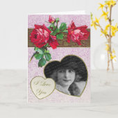 母伝統的の日札 カード (黄色い花)