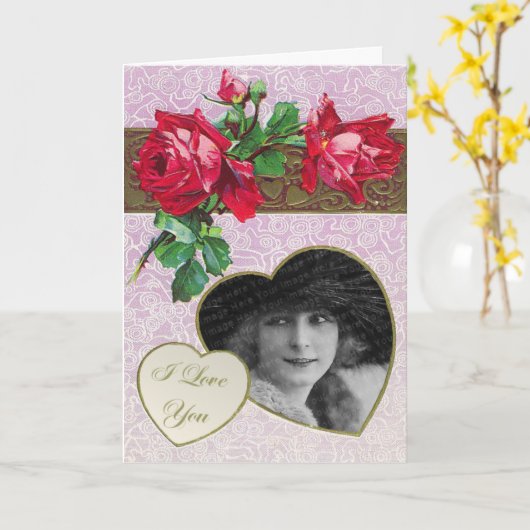 母伝統的の日札 カード (黄色い花)