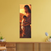 母体の絆：デジタルアートストレッチキャンバス印刷 キャンバスプリント (インサイチュ (リビング))