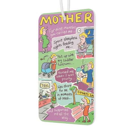 母個人誕生日贈与 カーエアーフレッシュナー (左)