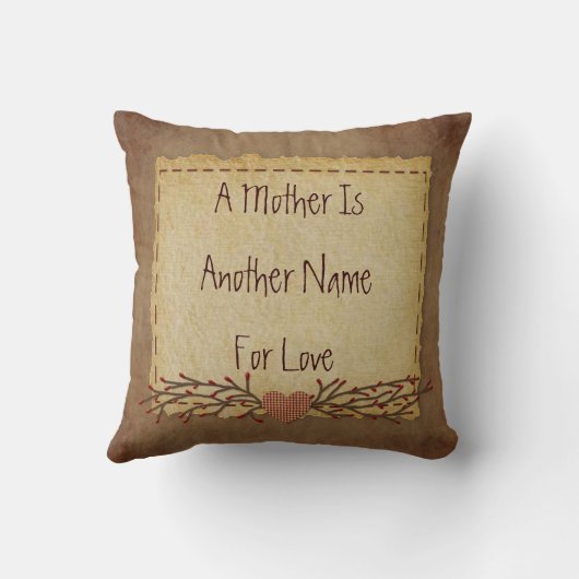 母初期のの日の枕 クッション (裏面)