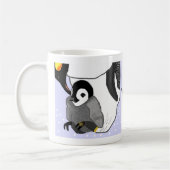 母及びベビーのペンギン コーヒーマグカップ (左)