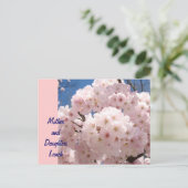 母及び娘の昼食! 招待状の発表 インビテーションポストカード (スタンド正面)