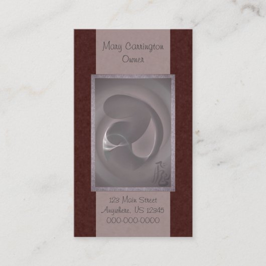 母及び子供 名刺 (正面)