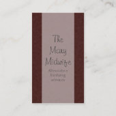 母及び子供 名刺 (裏面)