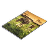 母及び子馬の馬 ノートブック (左側)