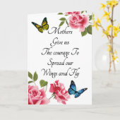 母名刺用悔やみや弔慰 カード (黄色い花)