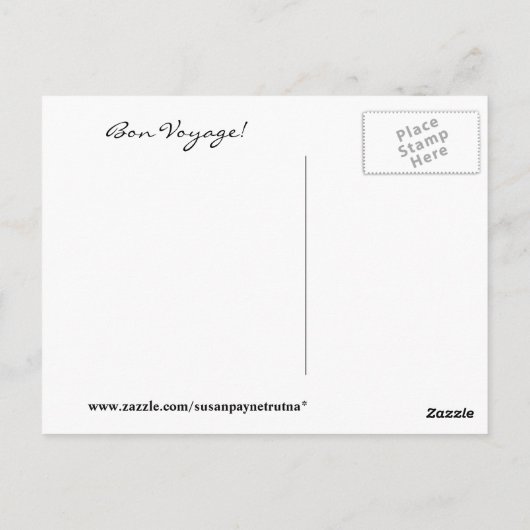 母国の航海 ポストカード (裏面)