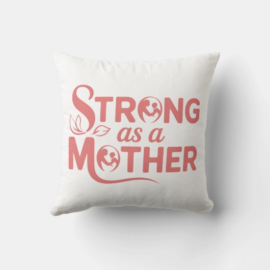 母国の装飾に力を入れフェミニンる母として強い クッション (裏面)