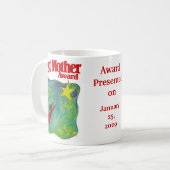 母国最高の賞 – 発表済み コーヒーマグカップ (正面左)