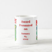 母国最高の賞 – 発表済み コーヒーマグカップ (中央)