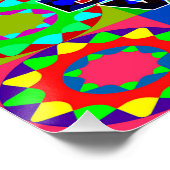 母地球と調和に住む。ビーガン。 ポスター (コーナー)