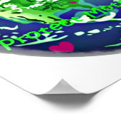 母地球保護世界平和ポスター ポスター (角)