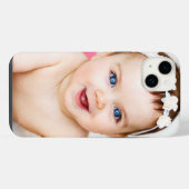 母大切の日のフォトメモリ iPhoneケース (裏面横)