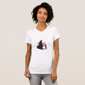 母娘のシルエット Tシャツ (正面フル)